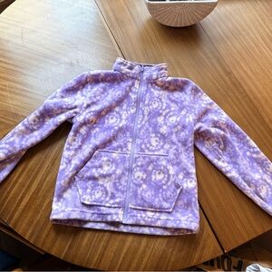 Eddie Bauer Kids Lavender and Cream Fleece Jacket